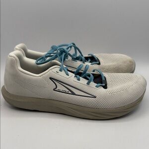 Altra ESCALANTE 4 Men's 10.5 Cream and Blue Athletic Shoes S11